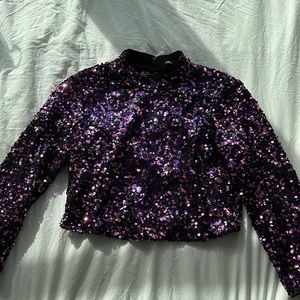 Zara top. Get in time for New Year’s Eve!!!✨✨✨